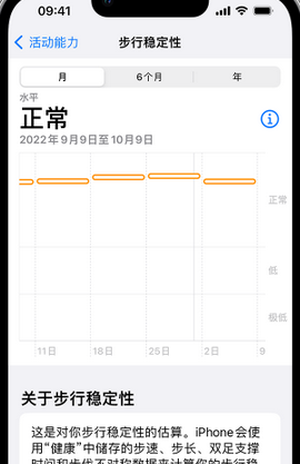 前郭iPhone手机维修如何在iPhone开启'步行稳定性通知'