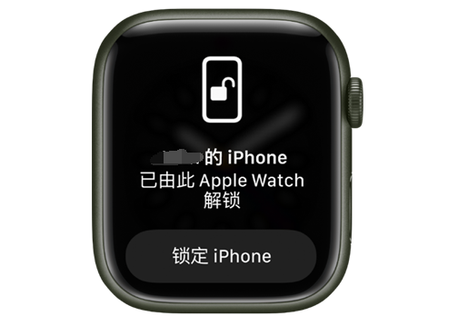 前郭苹果手机维修分享用 AppleWatch 解锁配备面容 ID 的 iPhone方法 