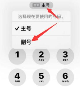 前郭苹果14维修店分享iPhone 14 Pro Max使用副卡打电话的方法 