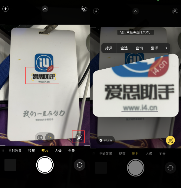 前郭苹果手机维修分享升级iOS 16后如何通过相机翻译文本 