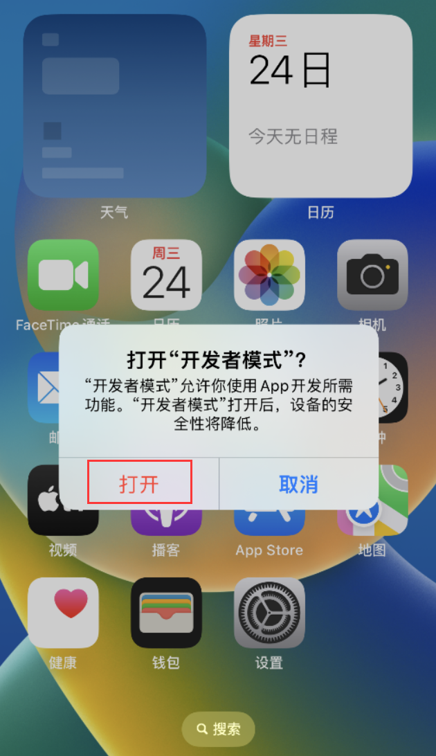 前郭苹果手机维修分享如何打开开发者模式 
