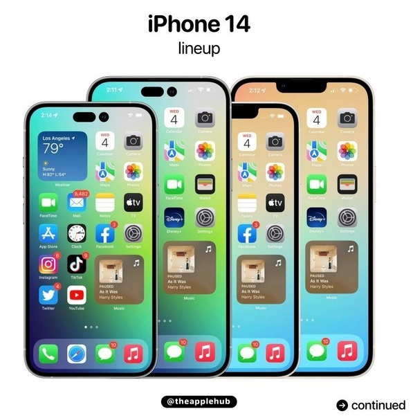 前郭苹果14维修分享iPhone 14全家福 